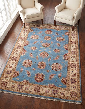 4' 2 x 6' 2 Hand Knotted Ariana Ziegler Rug