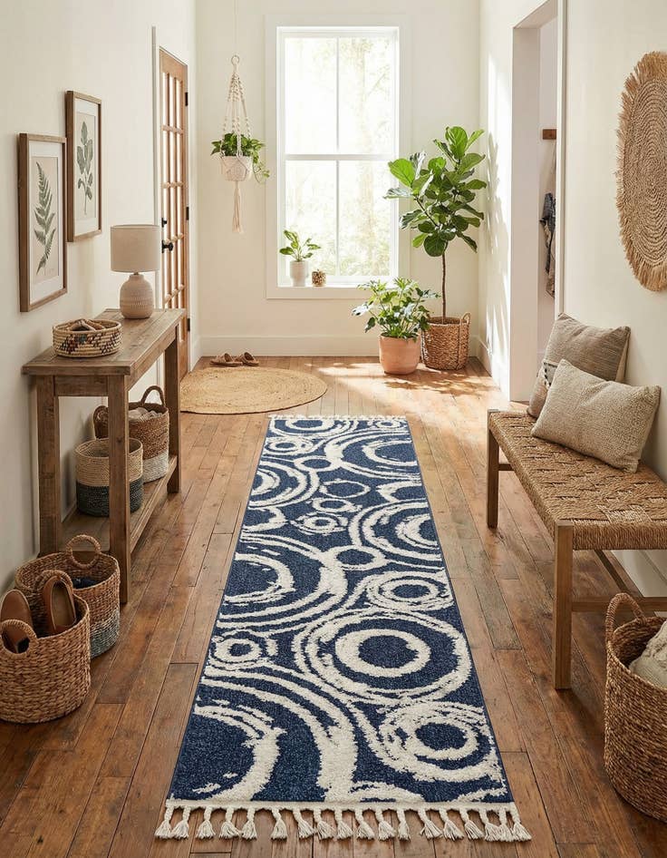 Detail image of 2' 7 x 12' Boho Runner Rug