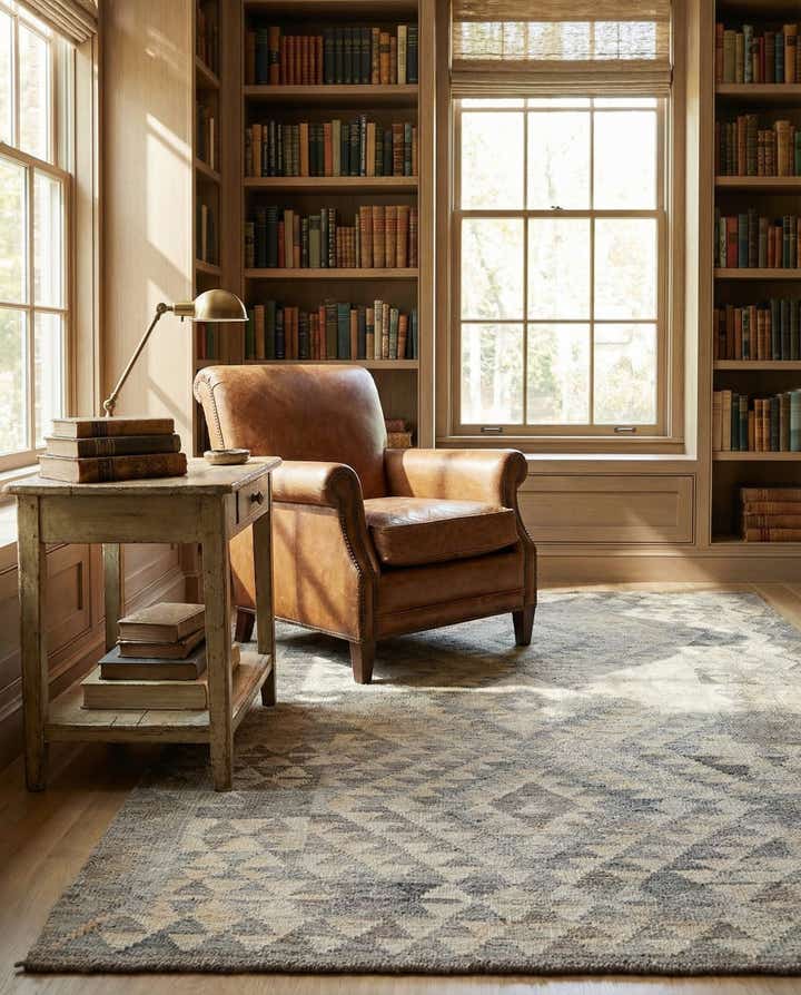 3' 11 x 6' Kilim Maymana Wool Rug