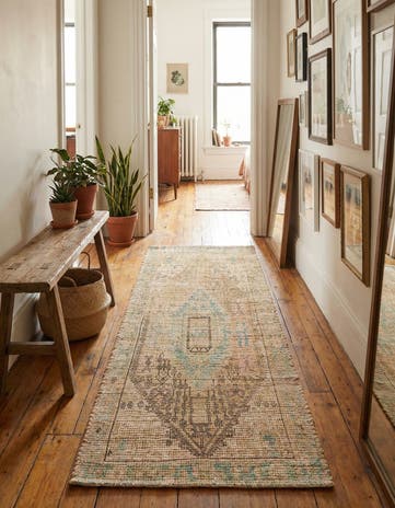2' 2 x 6' 1 Hand Woven Chenille Jute Runner Rug