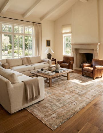 9' 10 x 12' 8 Hand Knotted Ultra Vintage Persian Wool Rug