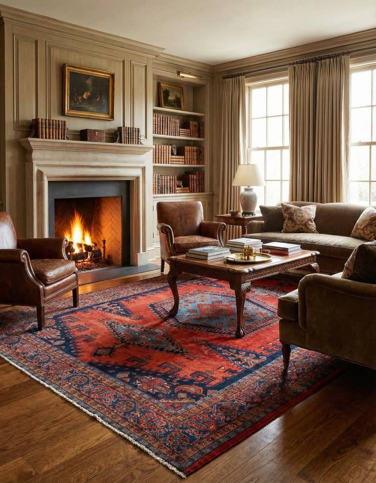 Detail image of 8' 11 x 10' 11 Viss Wool Rug