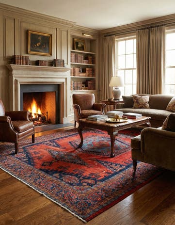 8' 11 x 10' 11 Viss Wool Rug