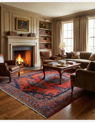 8' 11 x 10' 11 Viss Wool Rug