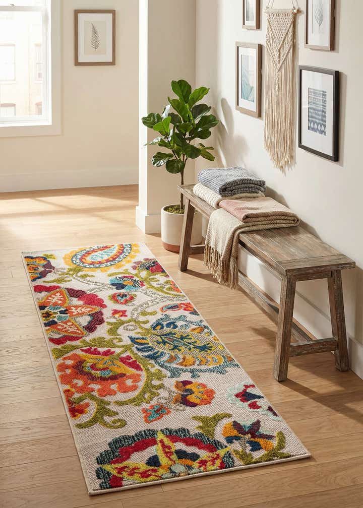 2' x 5' Easy-Clean Casablanca Indoor / Outdoor Runner Rug