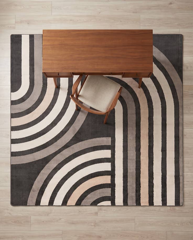 Detail image of 7' 10 x 7' 10 Charlotte Square Rug