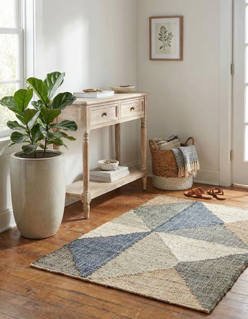 Hand Woven Kala Handwoven Jute Rug
