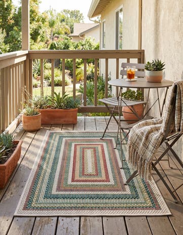 2' x 3' Easy-Clean Baja Indoor / Outdoor Rug
