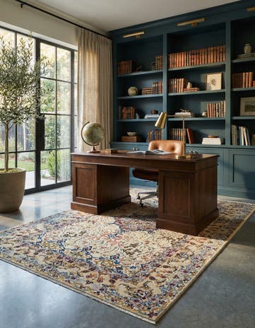 4' 5 x 6' 9 Kashan Rug