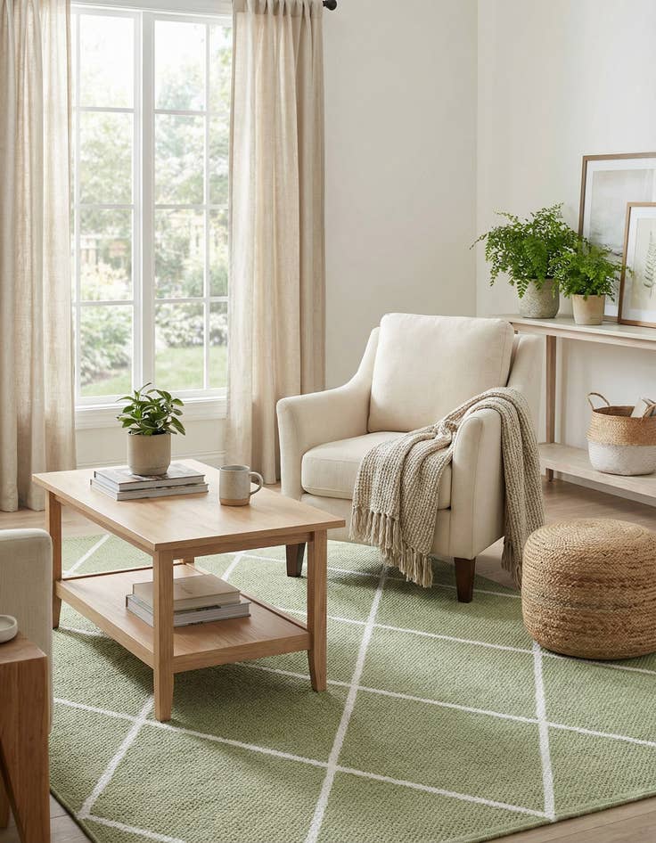 Detail image of 4' 2 x 6' Georgia Rug