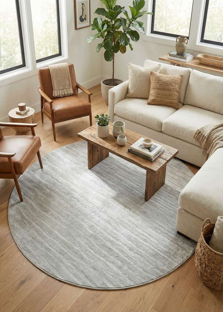 8' x 8' Easy-Clean Sabrina Soto Ola Indoor / Outdoor Round Rug