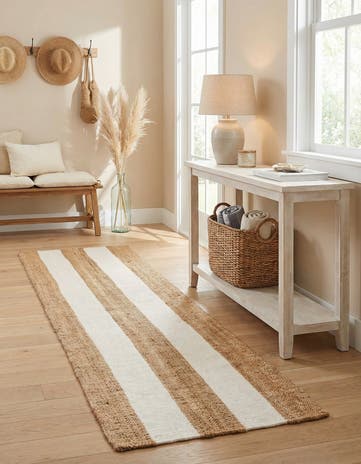 2' 7 x 10' Hand Woven Jill Zarin Hamptons Runner Rug