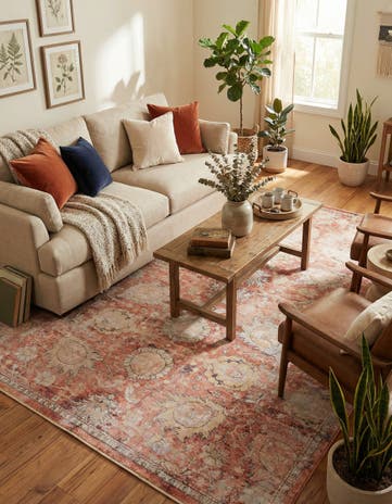 Brick Red Lola Rug