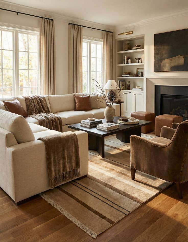 Detail image of 6' 7 x 9' 8  Hand Knotted Darya Wool Rug