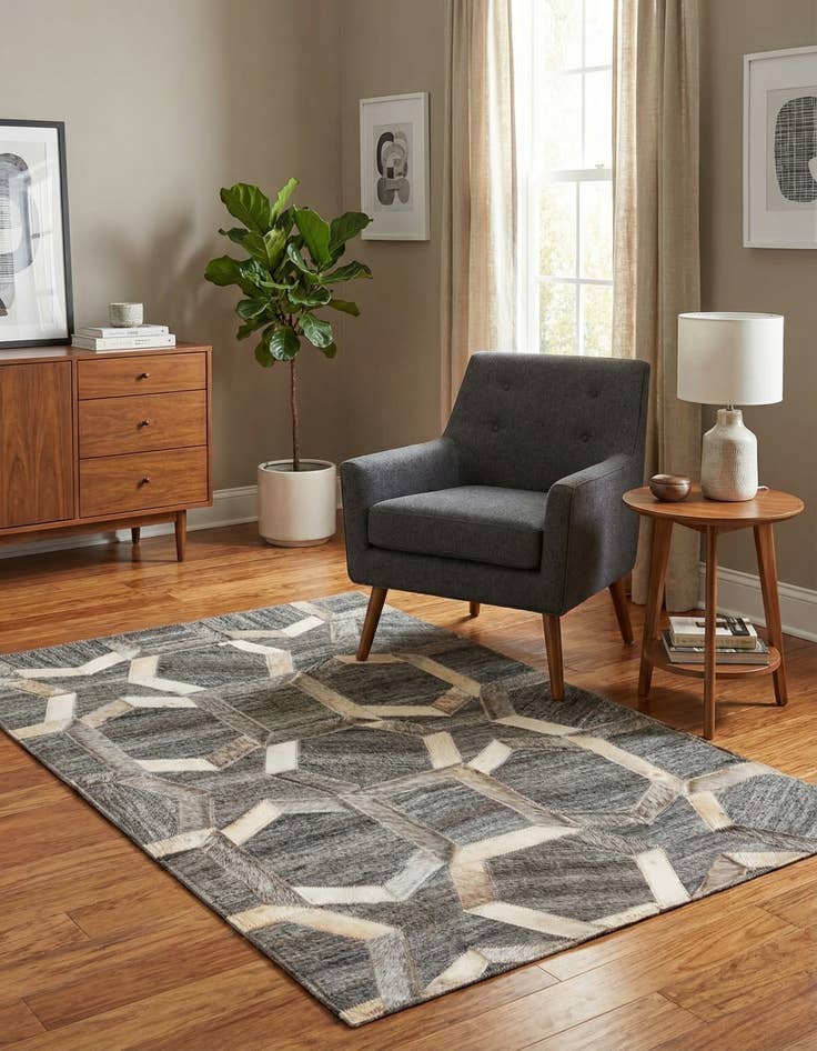 Detail image of  2' 2 x 3' 1 Cowhide Rug