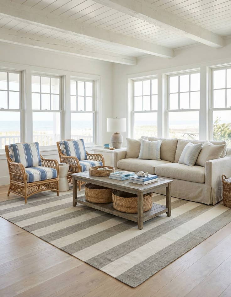 Detail image of 10' x 14' 1  Hand Woven Jill Zarin Hamptons Rug