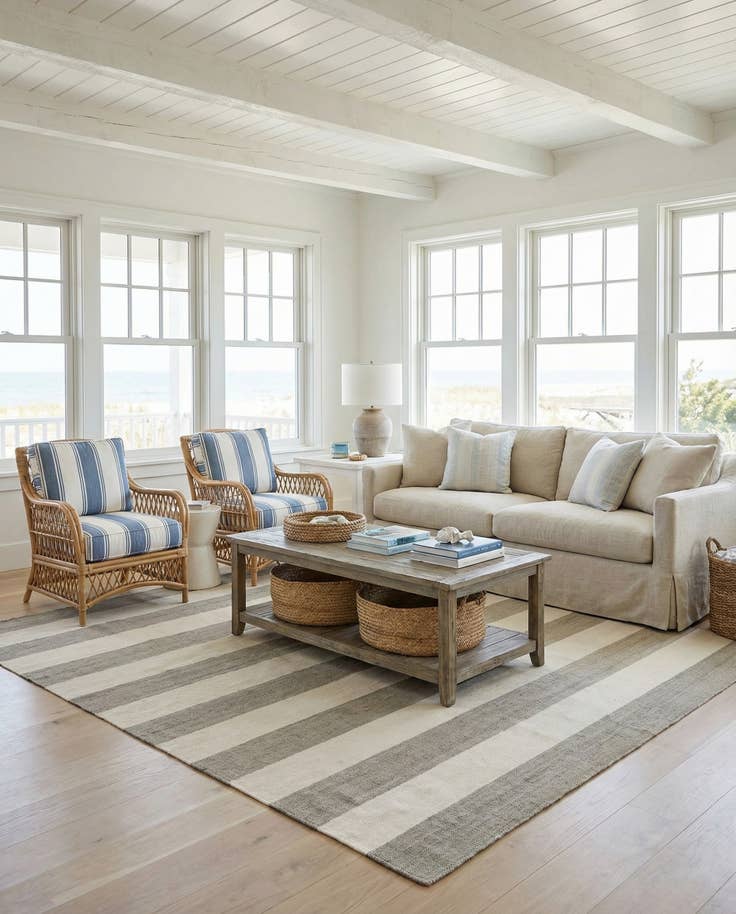 Detail image of 10' x 14' 1 Hand Woven Jill Zarin Hamptons Rug
