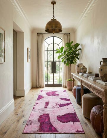 3' 5 x 8' 3 Hand Knotted Ultra Vintage Persian Wool Runner Rug