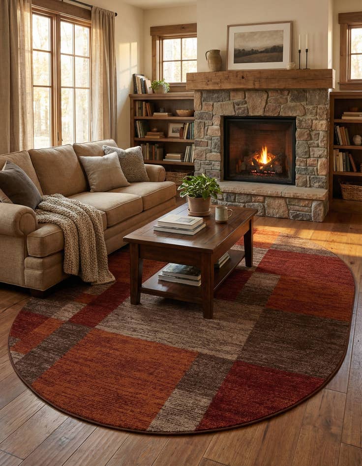 Detail image of 7' 10 x 10' Harvest Oval Rug