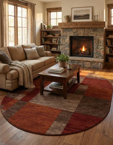 7' 10 x 10' Equinox Oval Rug