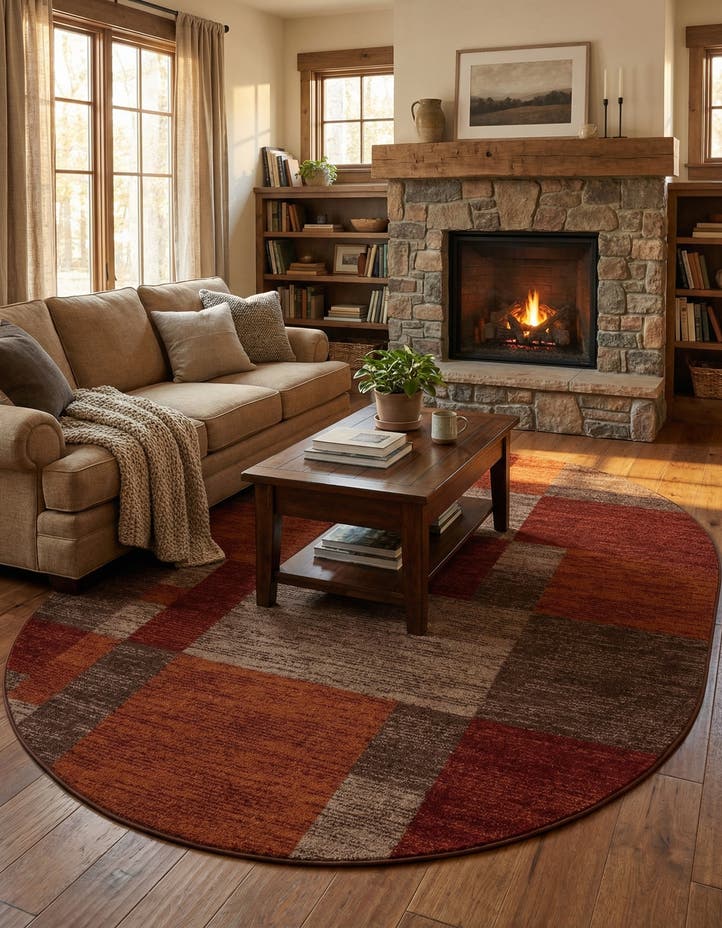7' 10 x 10' Equinox Oval Rug