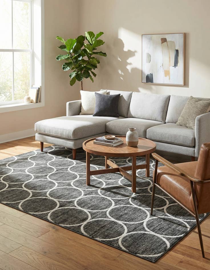 Detail image of 7' 10 x 11' Lattice Trellis Rug