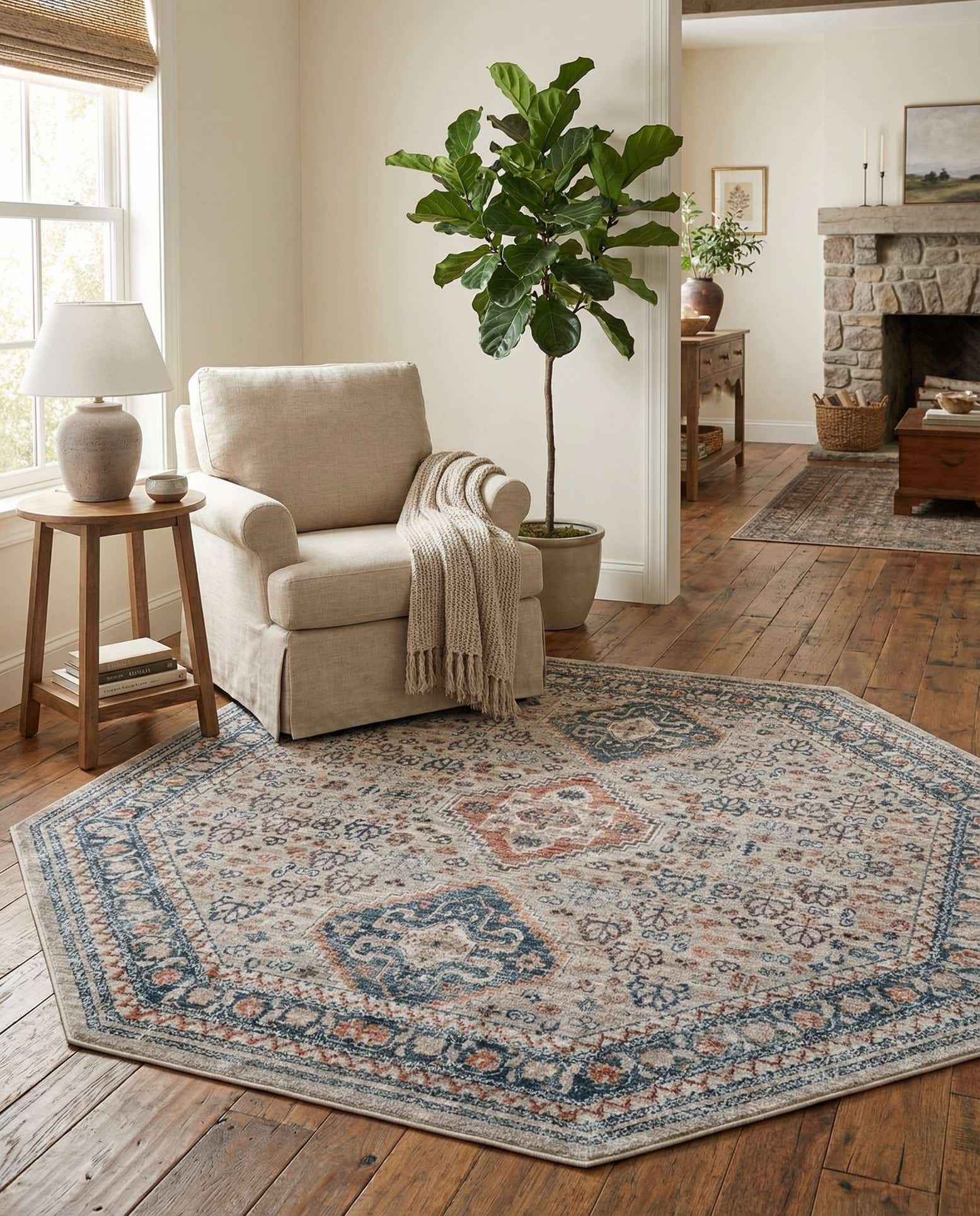 6' x 6' Newport Octagon Rug