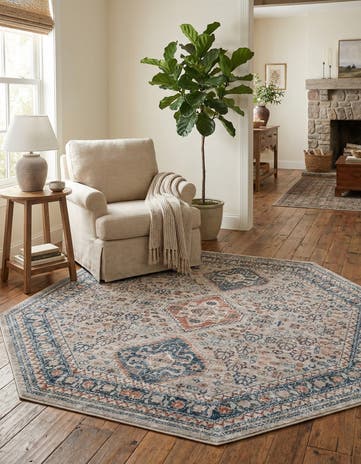 6' x 6' Newport Octagon Rug