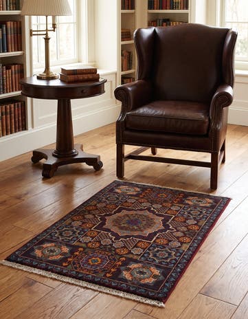 2' x 3' Hand Knotted Mamluk Ziegler Rug