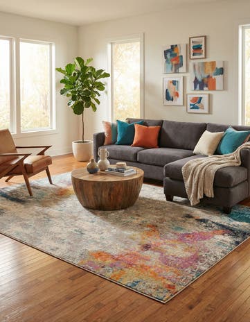 10' x 14' Washable Theia Rug
