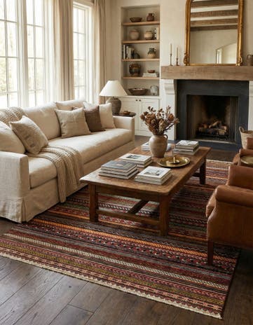 6' 8 x 9' 7 Hand Knotted Ariana Ziegler Rug