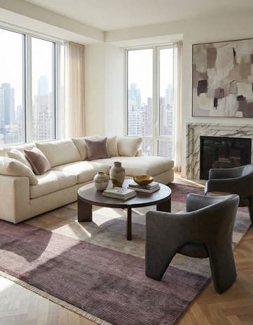 9' 10 x 13' Hand Knotted Darya Wool Rug