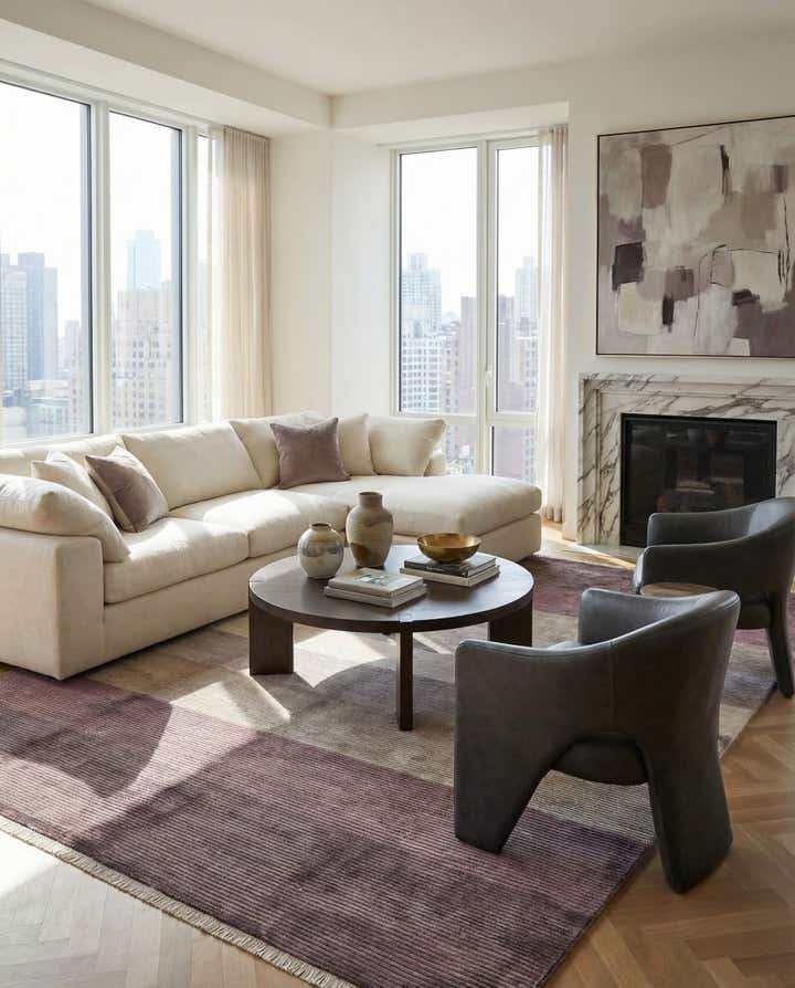 9' 10 x 13' Hand Knotted Darya Wool Rug