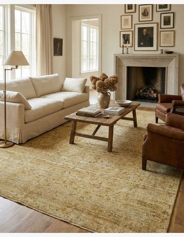 9' 10 x 13' 6 Hand Knotted Ultra Vintage Persian Wool Rug