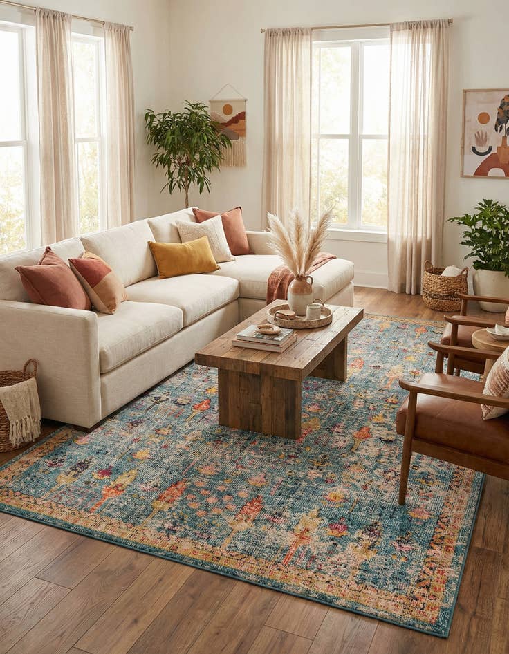 Detail image of 10' 6 x 16' 5  Washable Alta Rug