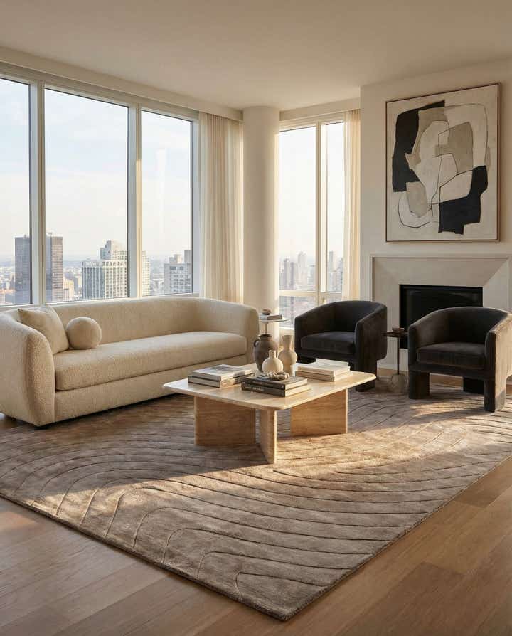 9' 7 x 13' Hand Knotted Darya Rug