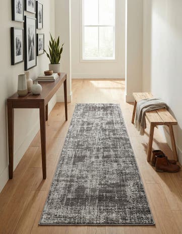 Dark Gray Aarhus Runner Rug