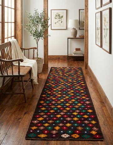 2' 9 x 9' 10 Hand Knotted Balouch Wool Runner Rug