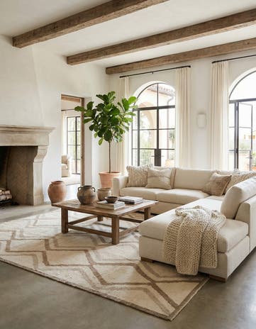 8' 2 x 10' 4 Hand Knotted Beni Marok Rug