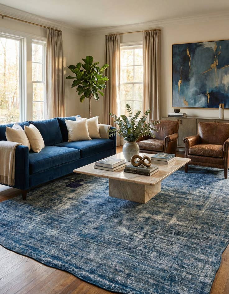 Detail image of 9' 3 x 12' 5  Hand Knotted Ultra Vintage Persian Wool Rug