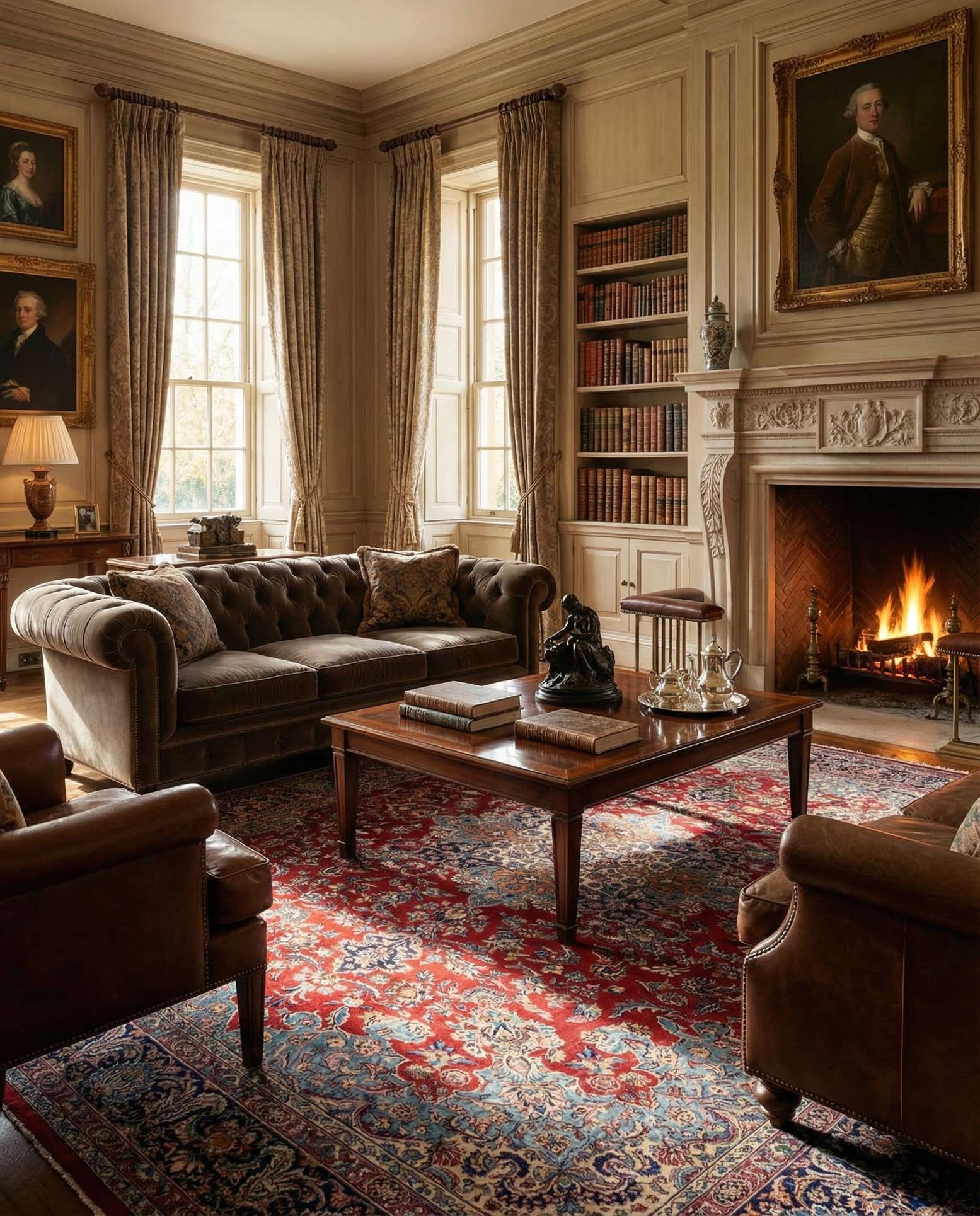 11' 6 x 17' 5 Kerman Wool Rug