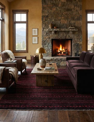 5' x 6' 10 Hand Knotted Kashkuli Gabbeh Oriental Wool Rug
