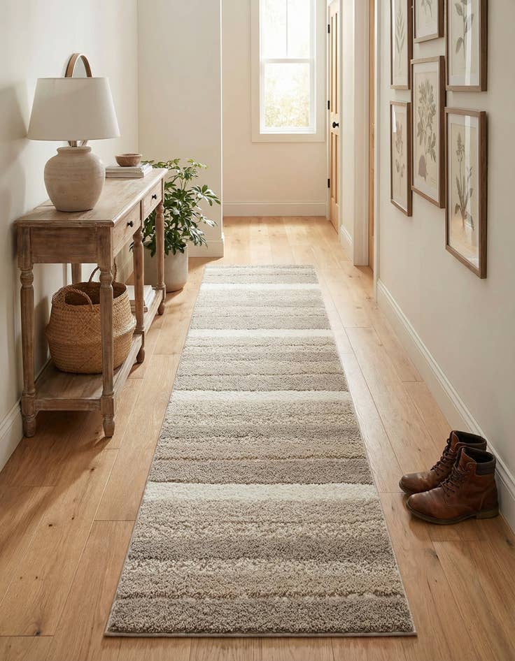 Detail image of  2' 7 x 10' Sepia Runner Rug