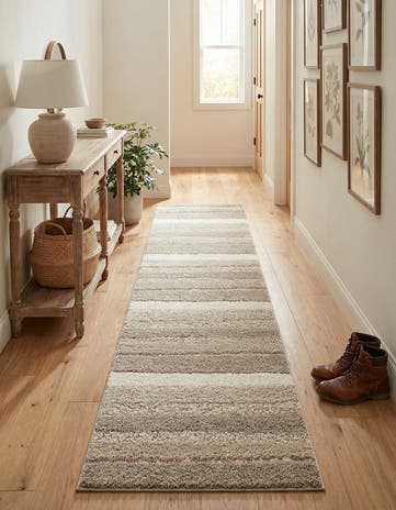 2' 7 x 10' Sepia Runner Rug