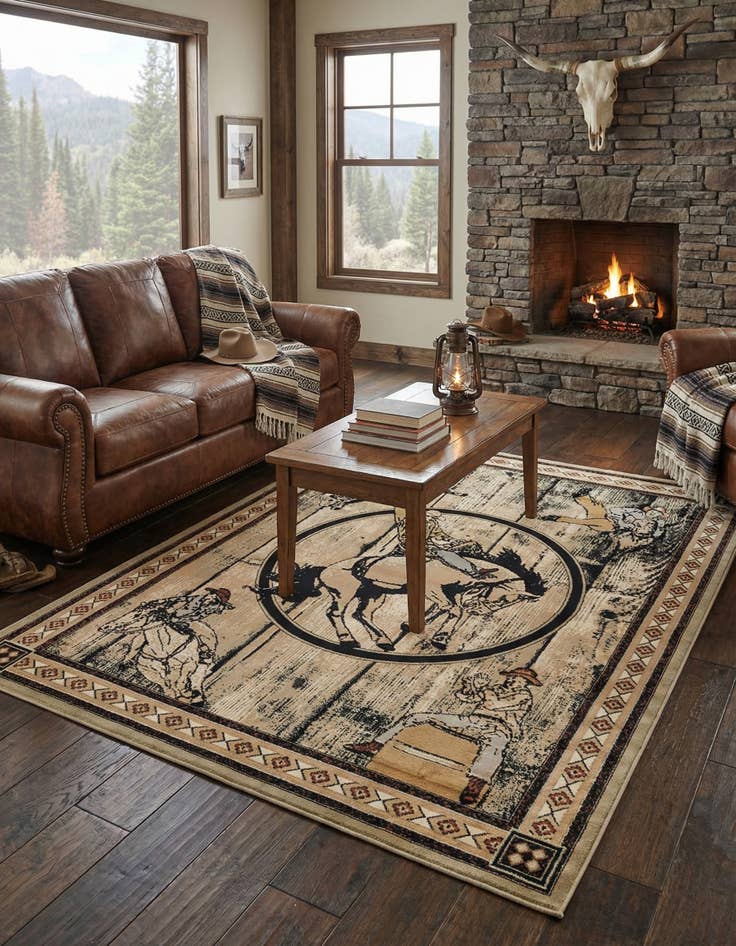 Detail image of 7' 10 x 10' Pioneer Rug