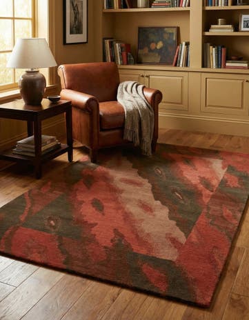 4' x 5' 10 Hand Knotted Nepal Wool Rug