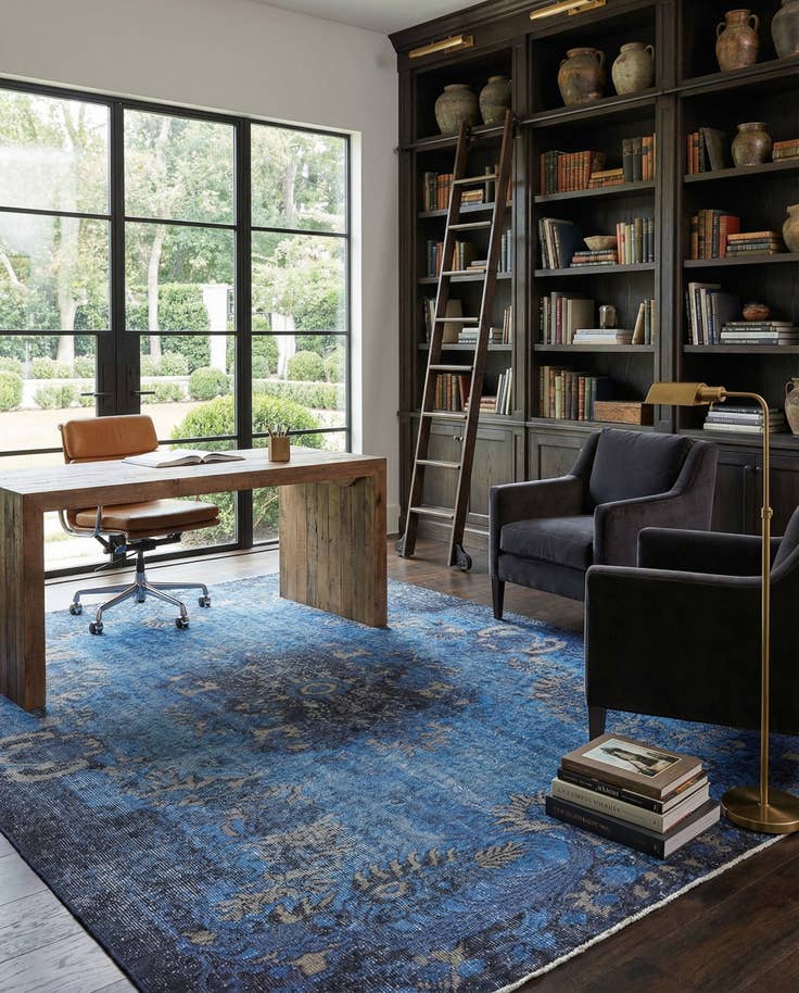 Detail image of 5' 10 x 9' 9 Ultra Vintage Wool Rug