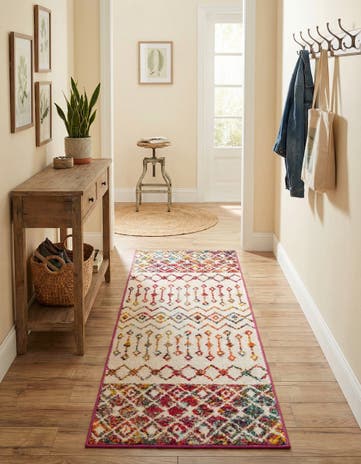 2' x 5' Moroccan Trellis Runner Rug