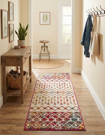 2' x 5' Moroccan Trellis Runner Rug