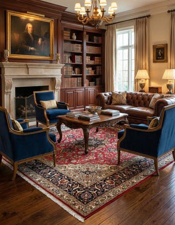 6' 7 x 7' 1 Tabriz Square Rug